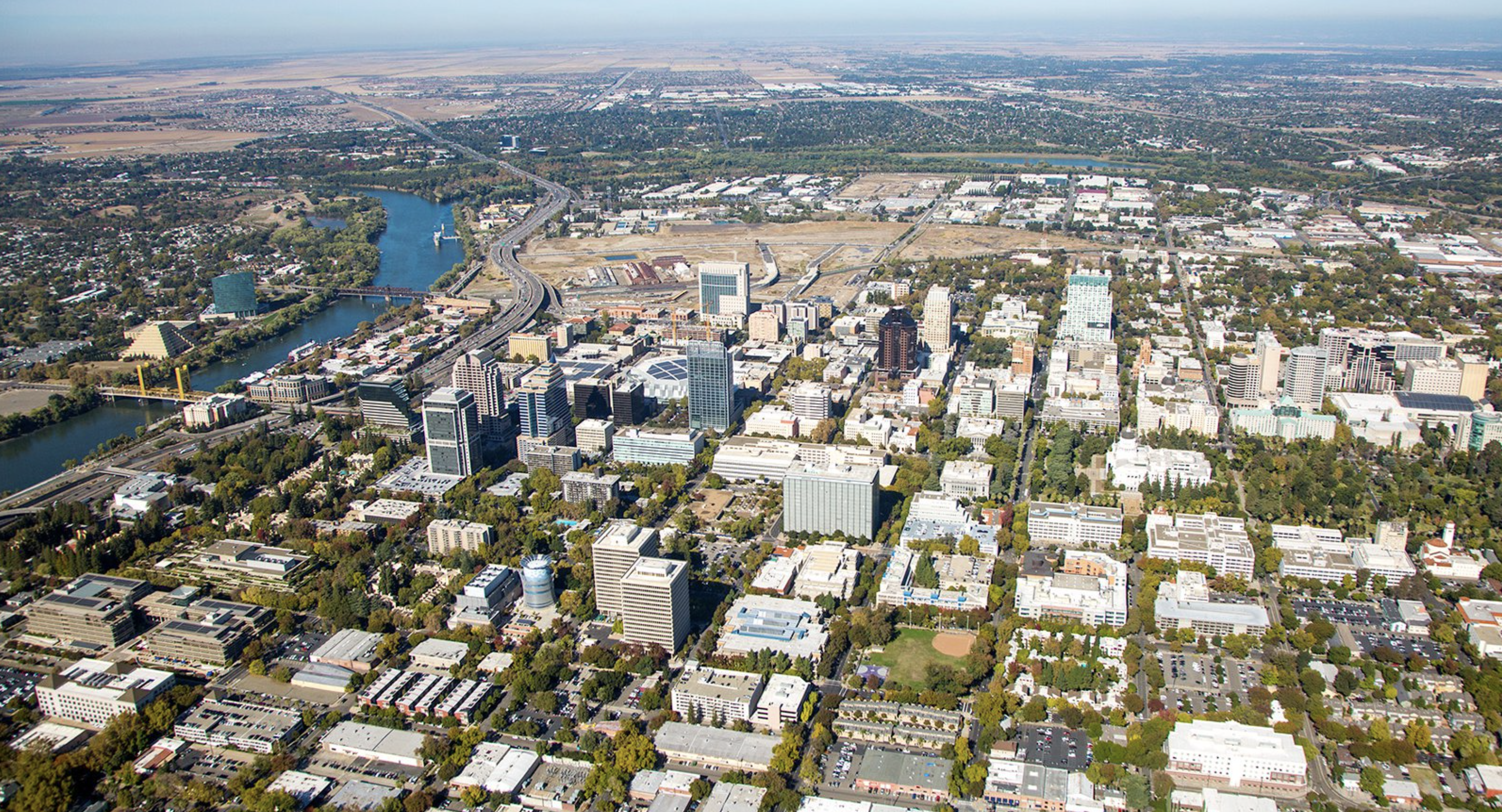 Sacramento Aerial Landscape